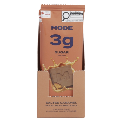 Mode Caramel Milk Chocolate - 3g Sugar per Bar 32g, 1 Each