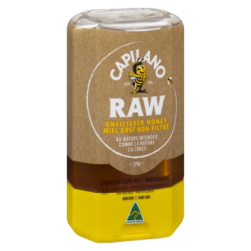 Capilano - Raw Unfiltered Honey 375g, 1 Each