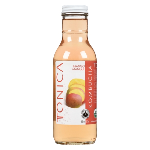 Tonica Organic Kombucha - Mango Shine 370ml, 1 Each