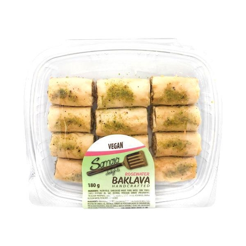 Samaya Delights Vegan Rosewater Baklava 180g, 1 Each