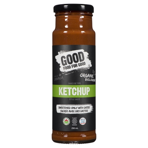 Good Food For Good - Organic Ketchup 250m, 1 Each