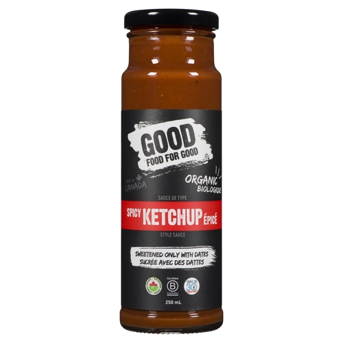 Good Food For Good - Spicy Ketchup 250m, 1 Each