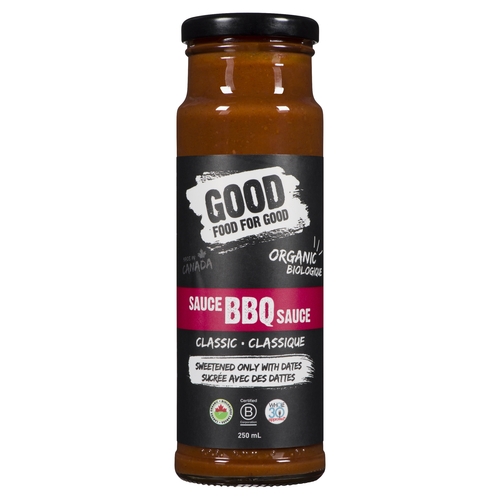 Good Food For Good - Organic BBQ Sauce - Classic 250m, 1 Each