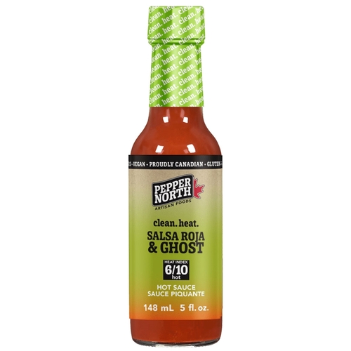 Pepper North Artisan Foods - Hot Sauce - Salsa Roja & Ghost - Hot Heat 6/10 148ml