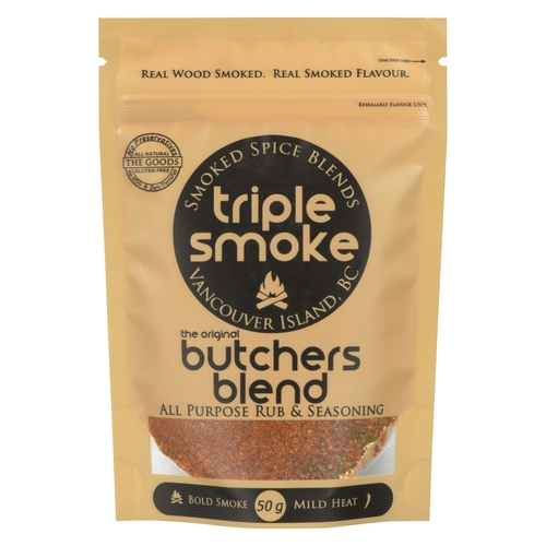 Triple Smoke - All Purpose Rub & Seasoning - The Original Butchers Blend 50g, 1 Each