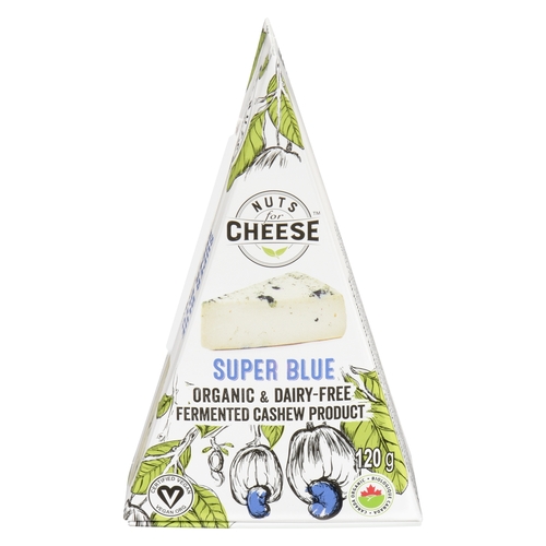 Nuts For Cheese - Organic Fermented Cashew Product - Super Blue 120g, 1 Each