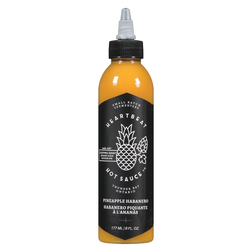 Heartbeat Hot Sauce Co. - Pineapple Habanero 177ml, 1 Each