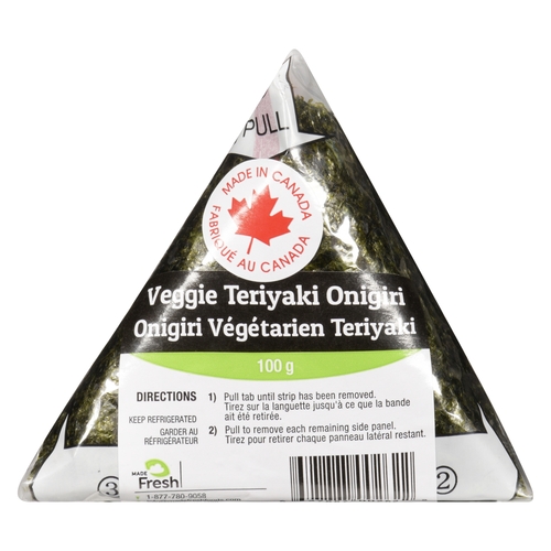 MadeFresh - Veggie Teriyaki Onigiri 100g, 1 Each