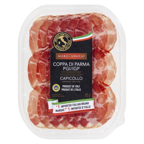 Marc Angelo - Coppa di Parma PGI Capicollo - Unsmoked 85g, 1 Each