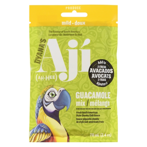 Dyana's Ají - Guacamole Mix - Mild 70ml, 1 Each