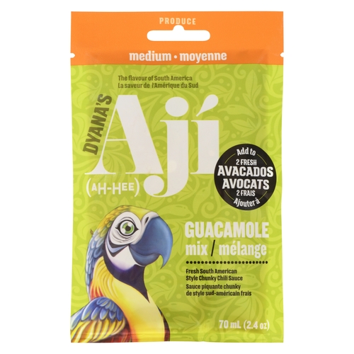 Dyana's Ají - Guacamole Mix - Medium 70ml, 1 Each