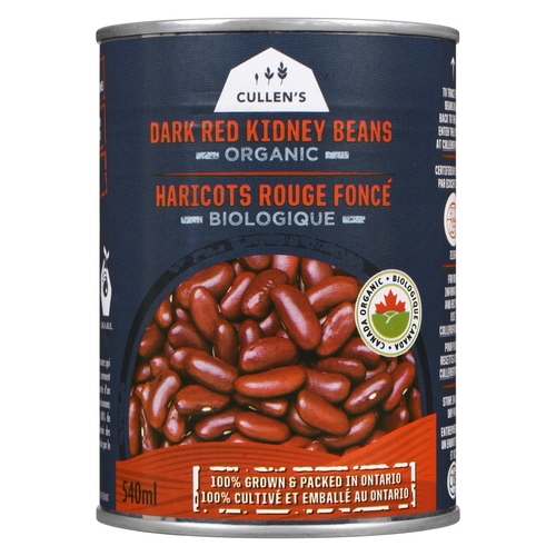 Cullen's - Organic Dark Red Kidney Beans 540m