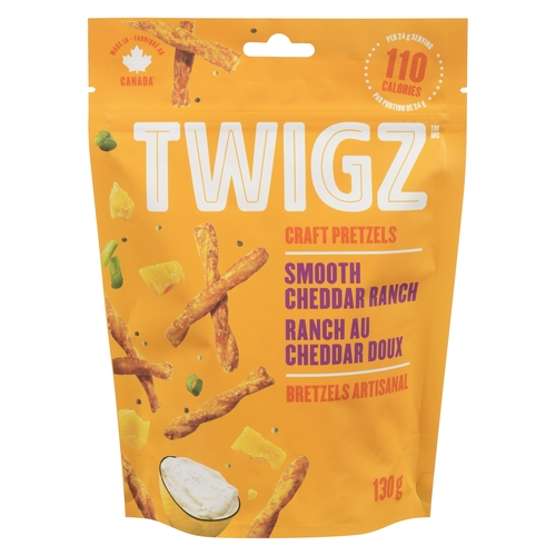 Twigz - Craft Pretzels - Smooth Cheddar Ranch 130g