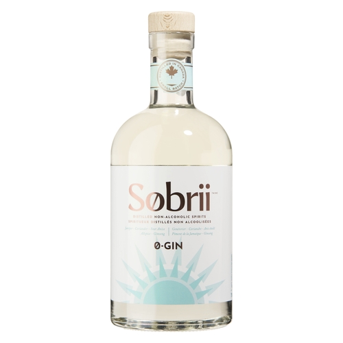 Sobrii - Distilled Non-Alcoholic Spirits - 0-Gin 750ml