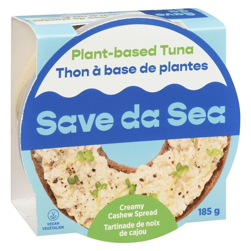 Save da Sea - Creamy Cashew Spread Plant-Based Tuna 185g, 1 Each