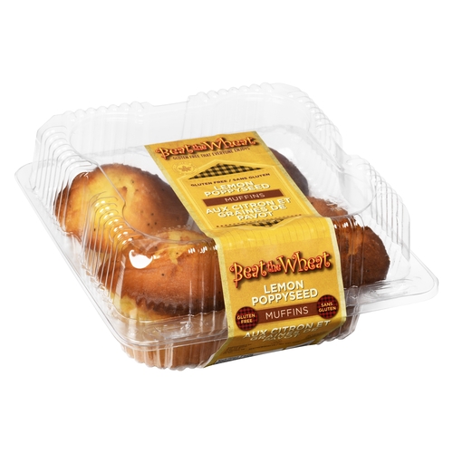 Beat The Wheat - Gluten Free Muffins - Lemon Poppyseed 350g, 1 Each