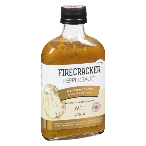 Firecracker Pepper Sauce - Hot Sauce - Mango Madness 200ml