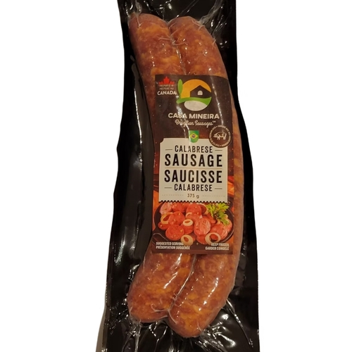 Casa Mineira - Calabrese Smoked Pork Sausage 375g, 1 Each