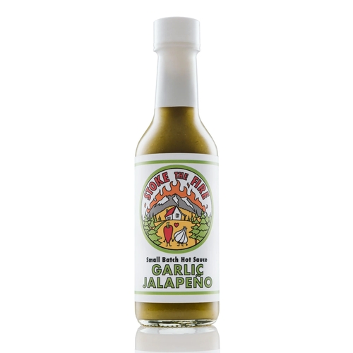 Stoke The Fire - Small Batch Hot Sauce - Garlic Jalapeño 148ml, 1 Each