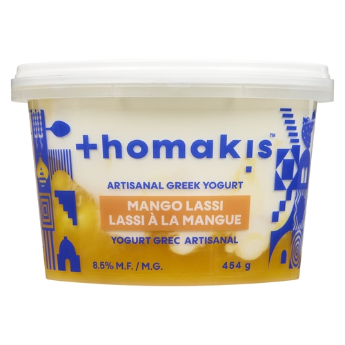 Thomakis - Artisanal Greek Yogurt - Mango Lassi 8.5% m.f. 454g, 1 Each