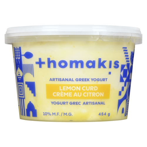 Thomakis - Artisanal Greek Yogurt - Lemon Curd 8.5% m.f. 454g, 1 Each