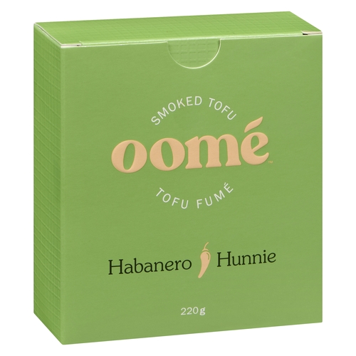 Oomé - Smoked Tofu - Habanero Hunnie 220g, 1 Each