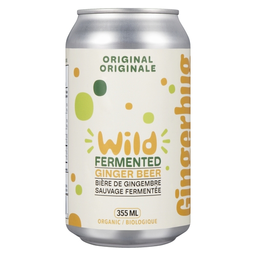 Gingerbug - Wild Fermented Ginger Beer - Original 355ml, 1 Each