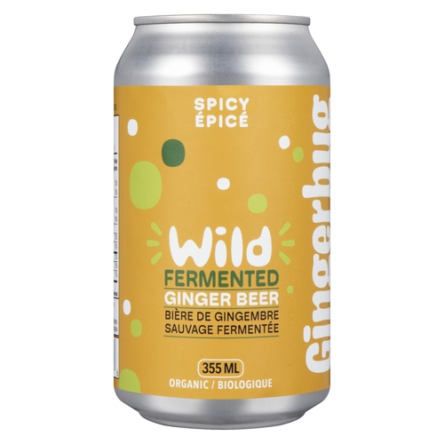 Gingerbug - Wild Fermented Ginger Beer - Spicy 355ml