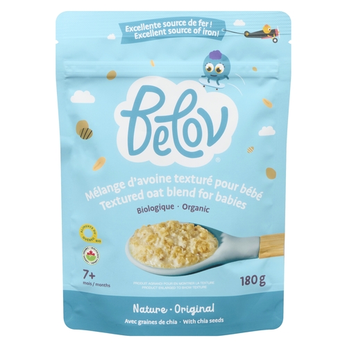 Belov - Textured Oat Blend for Babies Original 7+ Months 180g, 1 Each