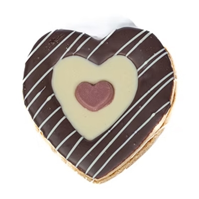 Sweet Art Bakery - Heart Chocolate Cookie 80g, 1 Each
