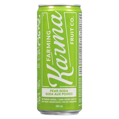 Farming Karma Fruit Co. - Pear Soda 285m, 1 Each