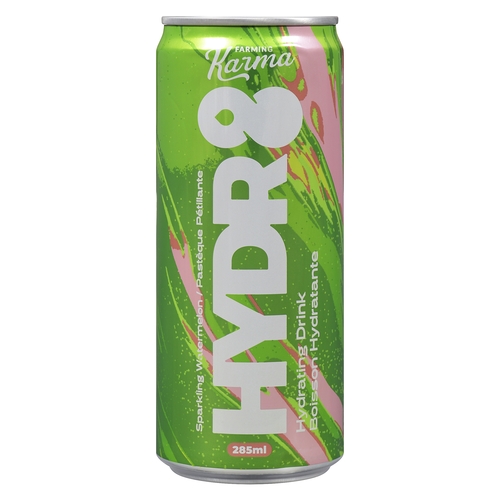 Farming Karma - Hydr8 Hydrating Drink - Sparkling Watermelon 285ml, 1 Each