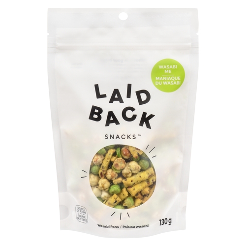 Laid Back Snacks - Wasabi Peas - Wasabi Me 130g, 1 Each