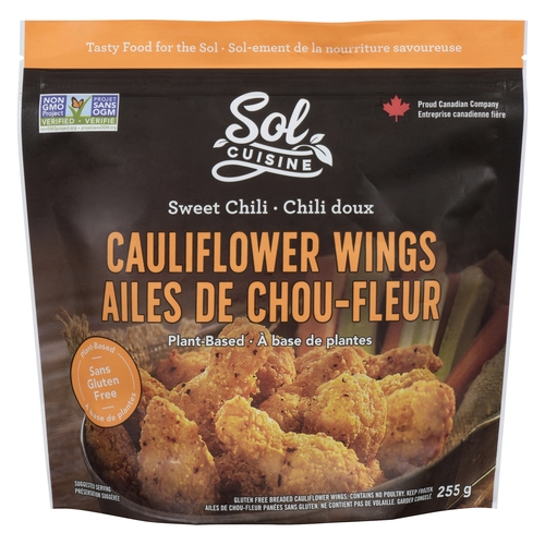 Sol Cuisine - Plant-Based Cauliflower Wings - Sweet Chili 255g, 1 Each