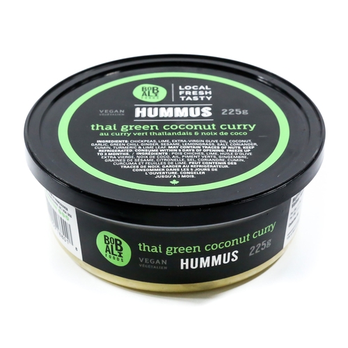 BobAli Foods - Hummus - Thai Green Coconut Curry 250g, 1 Each