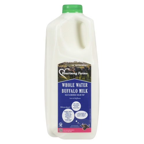 Heartsong Farms - Whole Water Buffalo Milk 2l