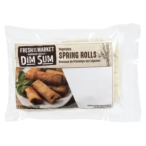 Fresh St. Market - Dim Sum - Vegetable Spring Roll 375g, 1 Each