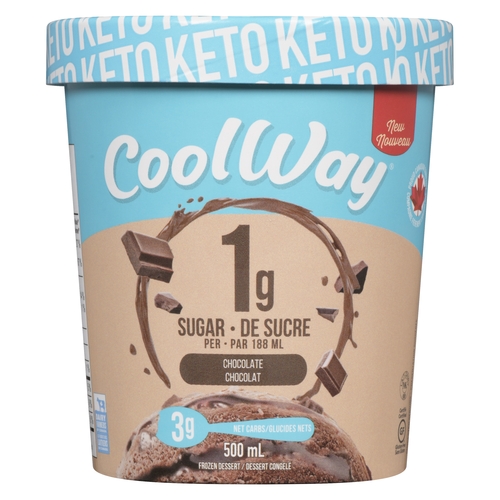 CoolWay - Keto Frozen Dessert - Chocolate 500ml, 1 Each