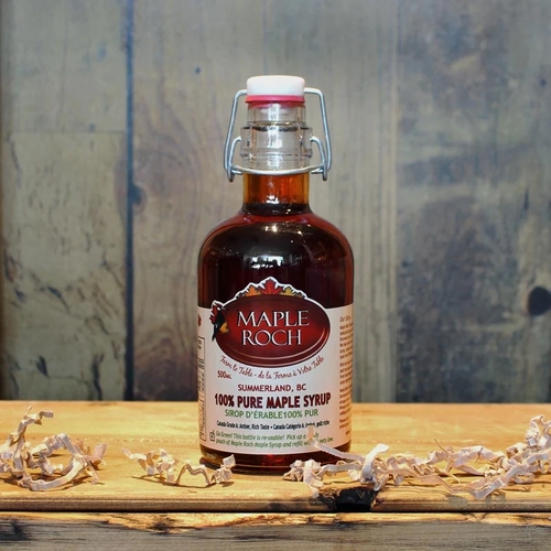 Maple Roch - 100% Pure Maple Syrup - Canada Grade A - Amber, Rich Taste 500ml, 1 Each