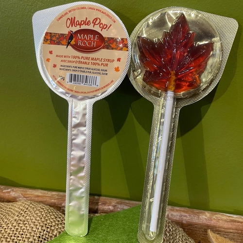 Maple Roch - 100% Pure Maple Syrup Lolly Maple Pop 20g, 1 Each
