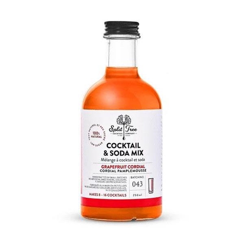 Split Tree Cocktail Company - Cocktail & Soda Mix - Grapefruit Cordial 250ml, 1 Each