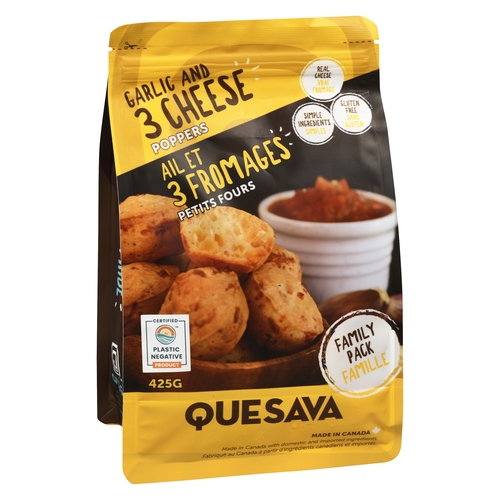 Quesava - Poppers - Garlic and 3 Cheese 425g, 1 Each