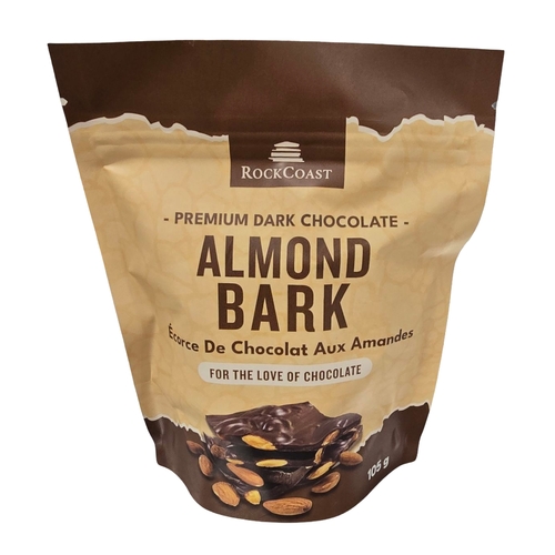 RockCoast Almond Bark - Dark Chocolate 105g, 1 Each