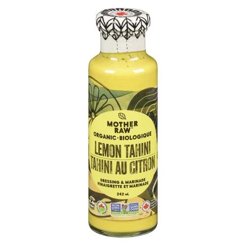 Mother Raw Organic Dressing & Marinade - Lemon Tahini 242ml, 1 Each