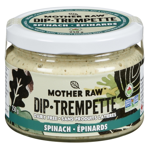 Mother Raw - Organic Dip - Spinach 250g, 1 Each