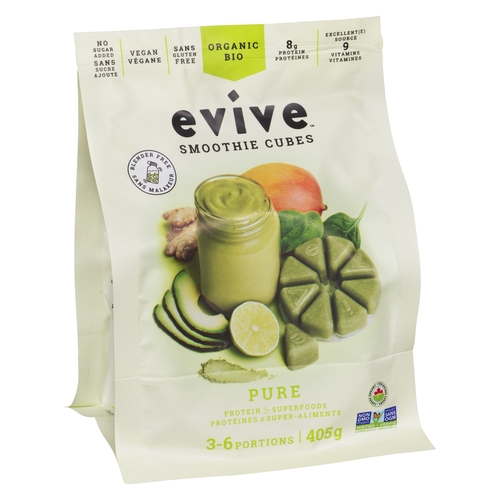 Evive - Organic Smoothie Cubes - Pure 405g, 1 Each