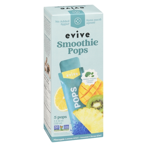 Evive - Smoothie Pops - Pineapple Lemon Kiwi 5's 250g