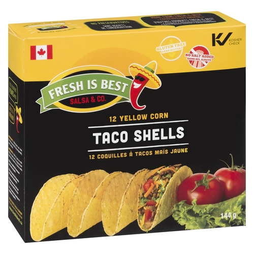 Fresh Is Best - Taco Shells - Yellow Corn 12's 144g, 1 Each