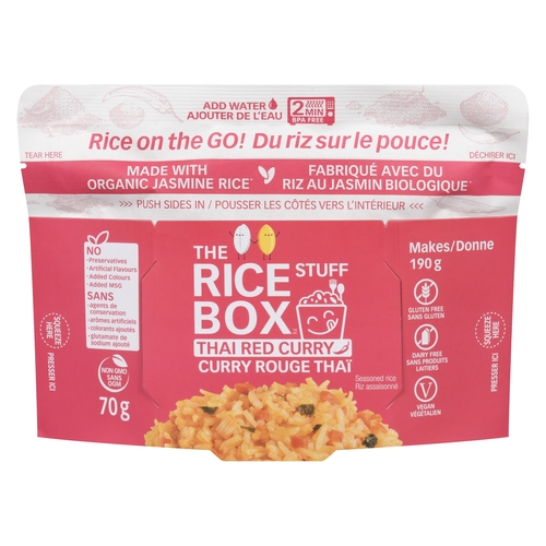 The Rice Stuff Box - Thai Red Curry 70g, 1 Each
