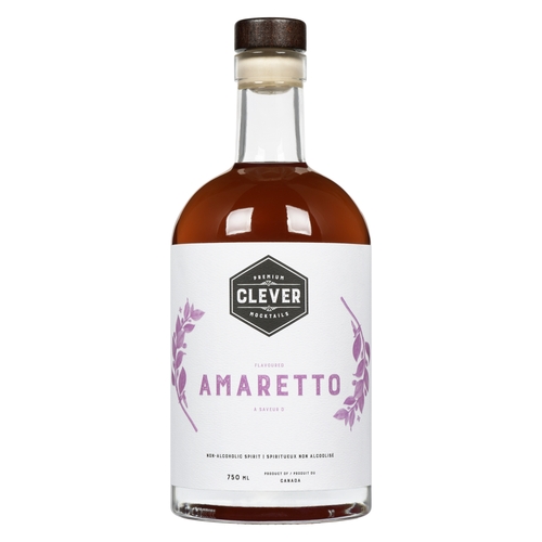 Clever Non-Alcoholic Spirit Flavoured Amaretto 750ml, 1 Each